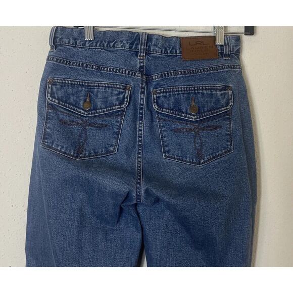 Lauren Jeans Co LRL Ralph Classic Boot Cut Denim Mid Rise Womens Blue Jeans 4 - Picture 7 of 14
